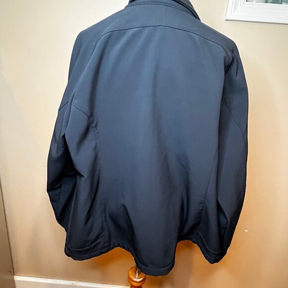 L.L.Bean Women's Black Fleece Lined Full Zip Jacket Bkack Size XL Windproof Coat - Picture 8 of 12